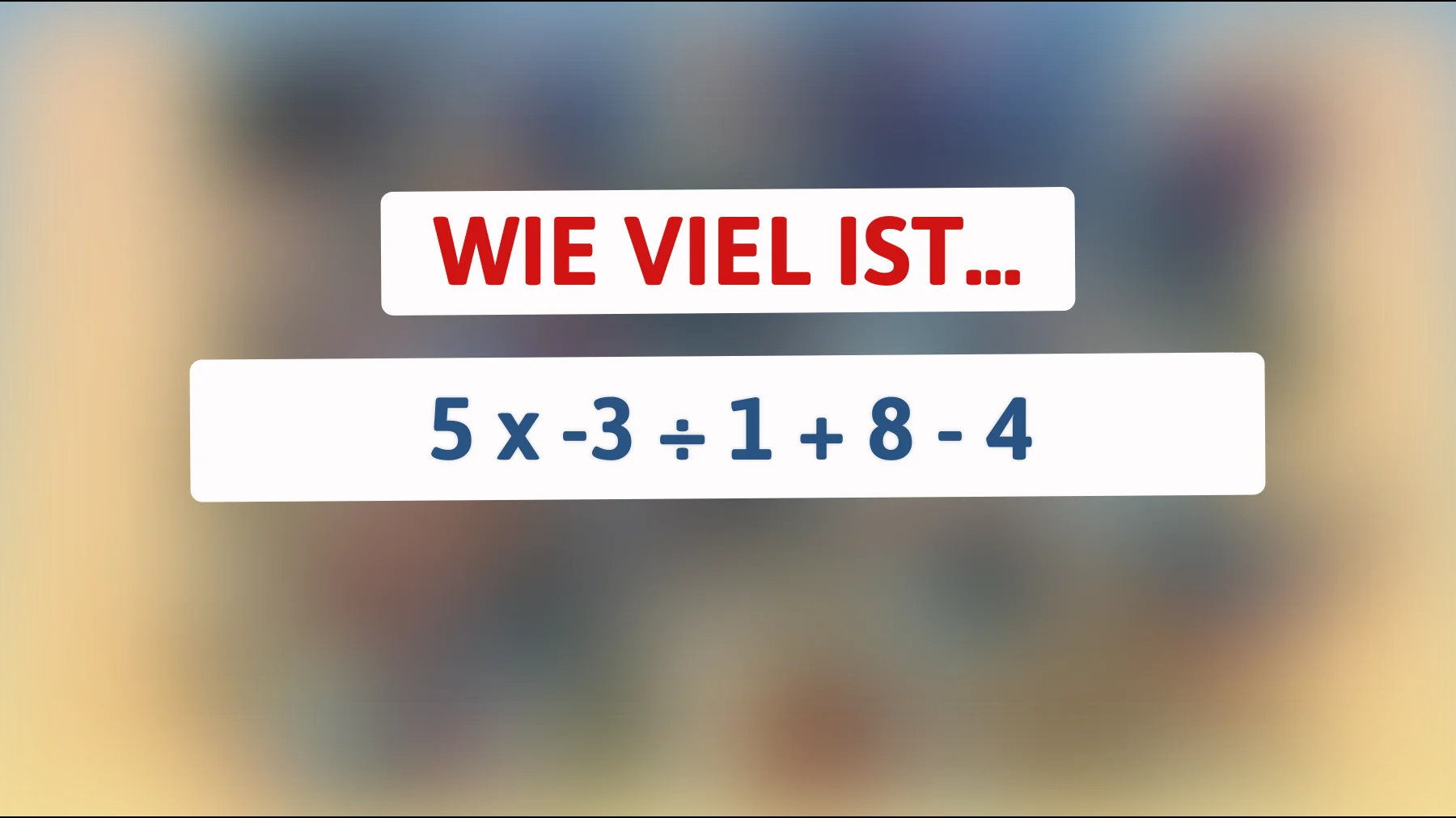 Nur 2% schaffen es: Kannst du dieses mathematische Rätsel lösen?"