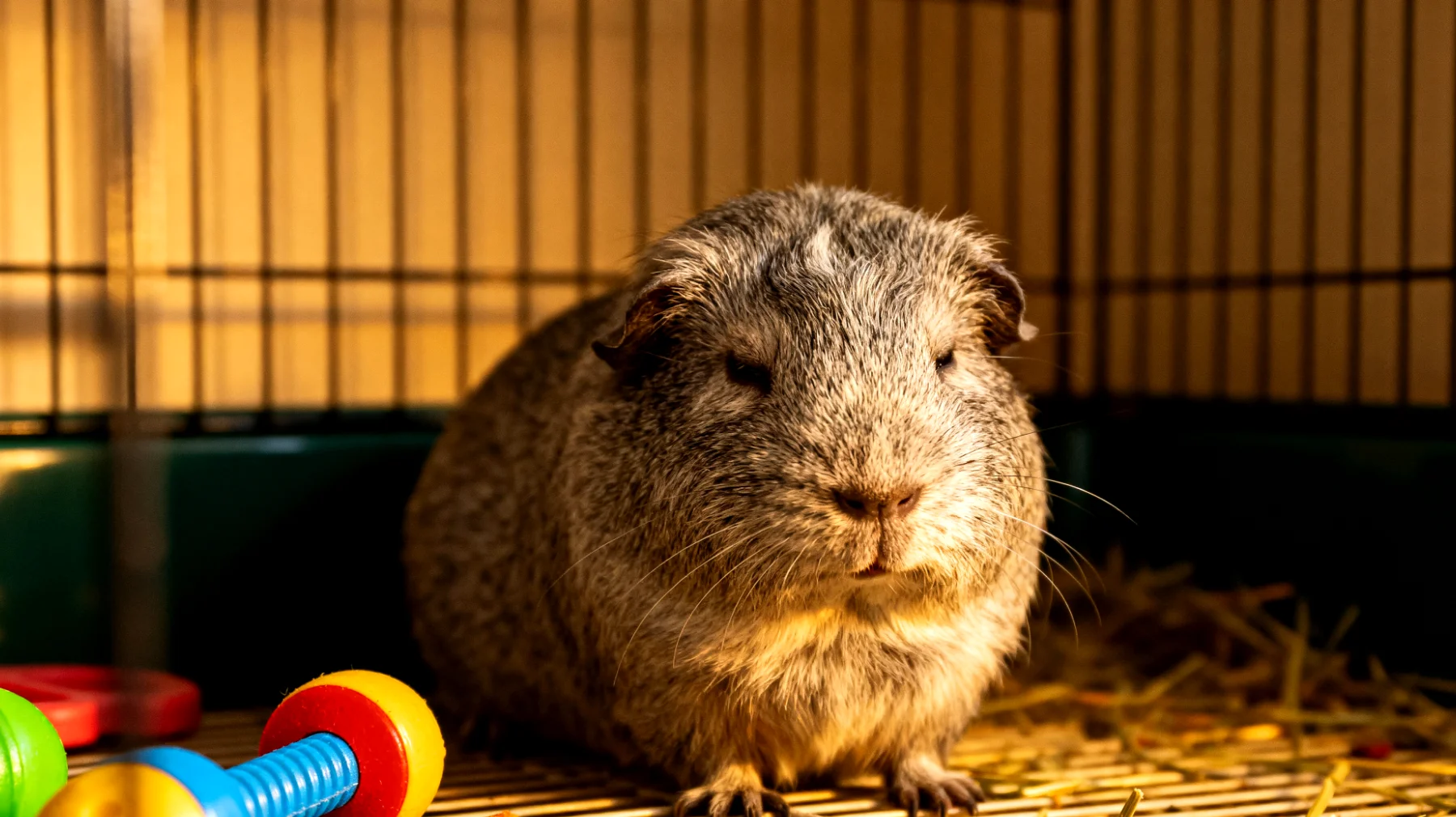 Ältere Meerschweinchen zeigen oft nachlassende Lernfähigkeit und Motivation für Training, wodurch klassische Verhaltensübungen und kognitive Beschäftigung schwieriger werden"