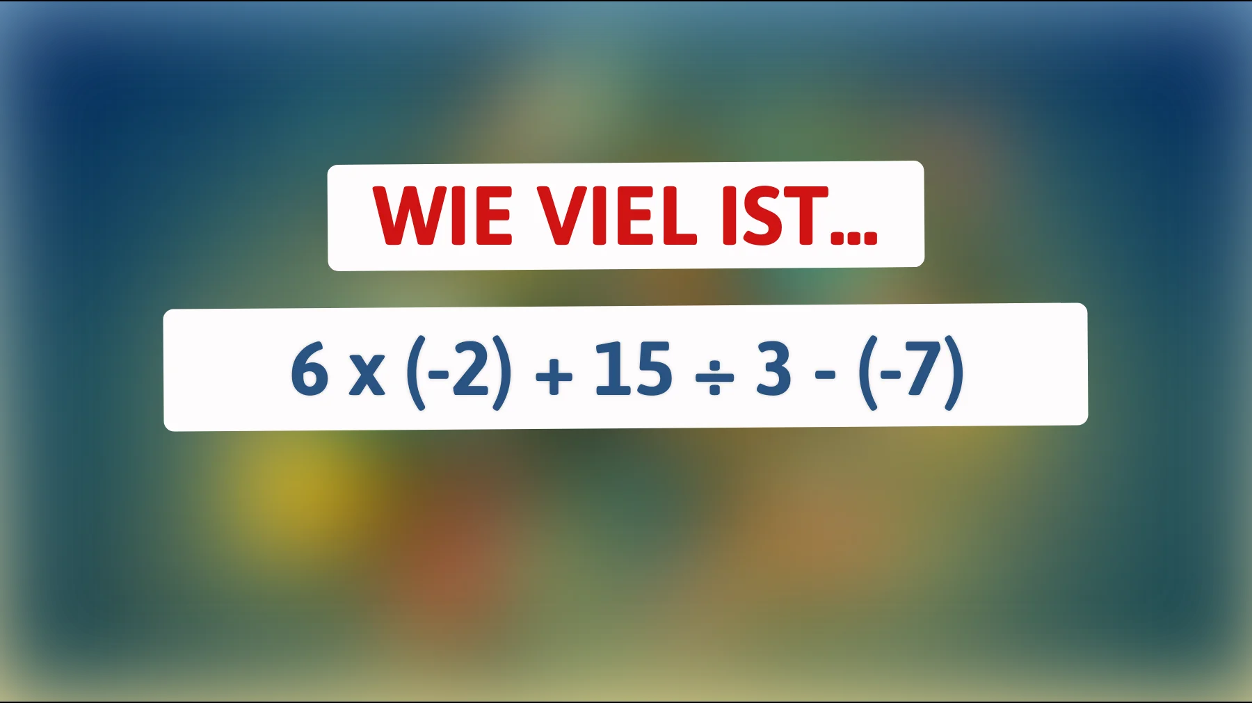 Nur 1 von 100 schafft es! Knackst du dieses geniale Mathe-Rätsel? Wage es jetzt!"