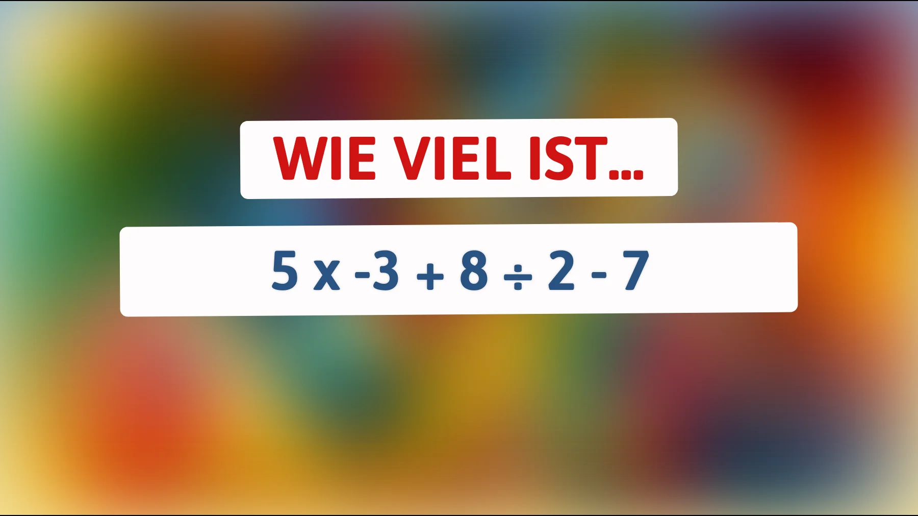 Nur 1% können dieses mathematische Rätsel lösen – bist du schlau genug, um es zu knacken?"