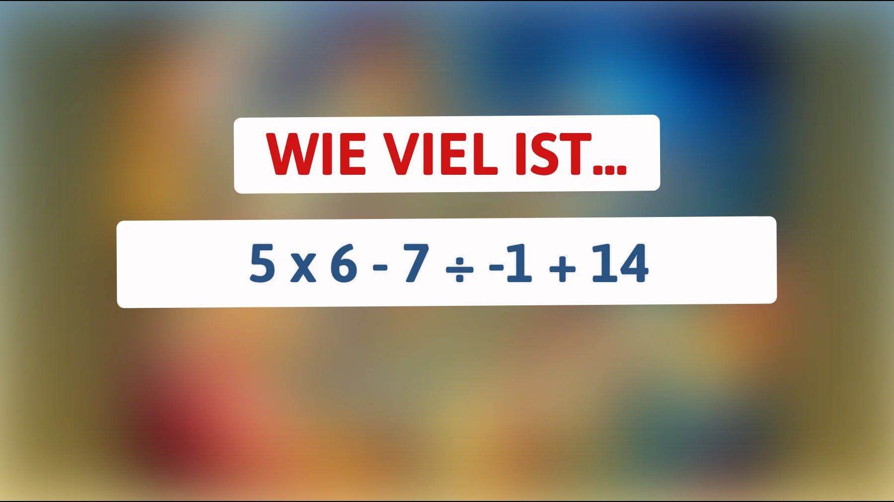Nur die Schlausten lösen dieses Mathe-Rätsel: Kannst du die richtige Antwort finden?"