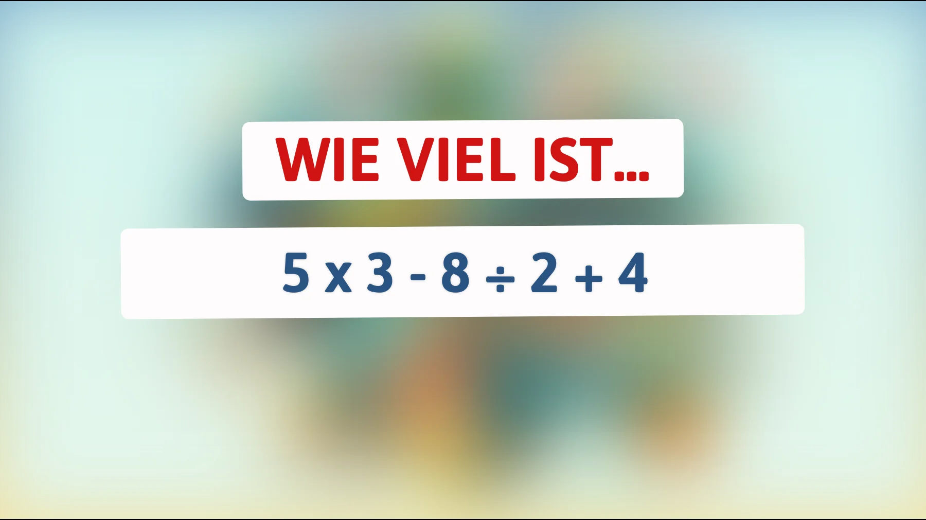 Nur die Schlausten unter uns können dieses mathematische Rätsel knacken: Bist du bereit für die Herausforderung?"