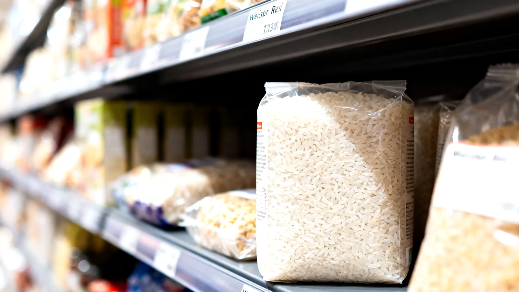 Weißer Reis"