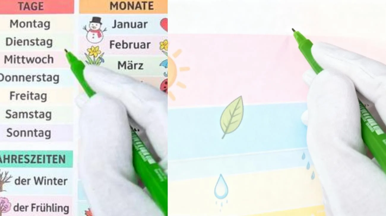 Tage, Monate, Jahreszeiten lernen – alles auf einen Blick. Deutsch lernen ist einfach 🇩🇪 #lernedeutsch #deutschesprache #german #deutsch #deutschlernen"